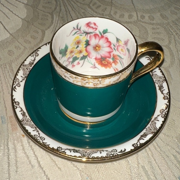 sutherland bone china demitasse cup and saucer - Picture 1 of 13
